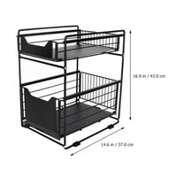 رف تخزين متعدد الاستخدام 2 دور