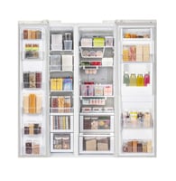 برطمان مع غطاء بلاستيك شفاف 4 قطع 750 مل BADRA B-0...