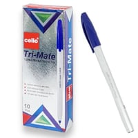 قلم حبر جاف ازرق 1 ملم Cello Tri-Mate
