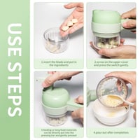 قطاعة خضار 4 في 1 قابلة لإعادة الشحن HE7271