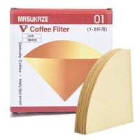 ورق فلتر ترشيح قهوة بني مقاس 01 ( 1-2 كوب ) 40 حبة...