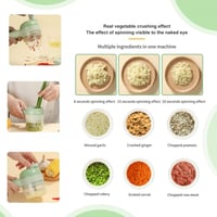 قطاعة خضار 4 في 1 قابلة لإعادة الشحن HE7271