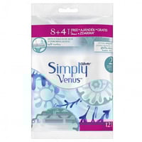 موس حلاقة شفرتين 8+4 مجاناً Gillette