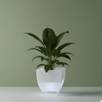 حوض مودرن مربع معكوف LED