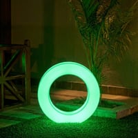 شكل دائري مع إضاءة RGB مقاس كبير