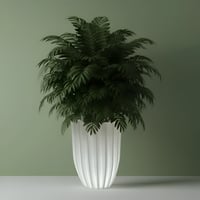 مركن زرع مودرن مع إضاءة LED مقاس كبير