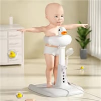 مساعد الاستحمام للأطفال على شكل بطة