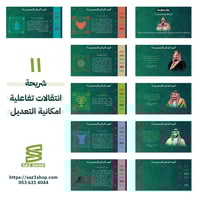 قالب عرض بوربوينت جاهز لليوم الوطني 95 | نموذج 02