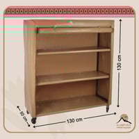 دولاب تخزين متنقل مقاس 1,30م في 1.30 م العمق 50 سم