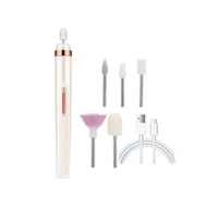 مبرد اظافر كهربائي،لاسلكي 4 سرعات ، يحتوي على 5 رؤ...