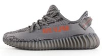 yeezy 350 charcoal red