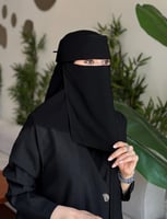 نقاب قطن إسلامي ربطة