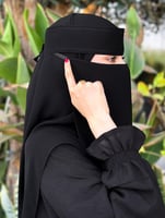 عباية مها + طرحة قطن+ نقاب ملكي