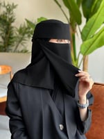 نقاب قطن إسلامي ربطة