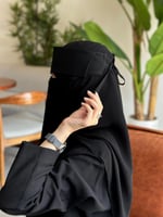 نقاب قطن إسلامي ربطة