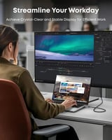 سلك انكر نانو تايب سي الى HDMI بطول 1.8 م يدعم 4K...