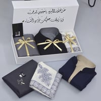 عروض الشتاء - طقم رجالي متكامل ( قماش + شال + سدير...