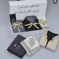 عروض الشتاء - طقم رجالي متكامل ( قماش + شال + سدير...