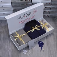 هدايا شتوية - بوكس رجالي متكامل ( قماش + شال + سدي...