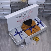 هدايا شتوية - بوكس رجالي متكامل ( قماش + شال + سدي...