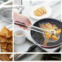 ملقط مطبخ من الفولاذ المقاوم للصداء بطول 27,94سم _...