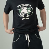 BLACK TEE - GHOST AHEAD