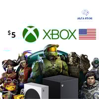بطاقة أكس بوكس - المتجر الأمريكي 5 دولار