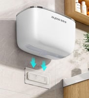 حامل مناديل للحمام مع رف