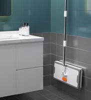 ممسحة أرضية للغبار بتقنية تركيب وازالة قماشة التنظ...