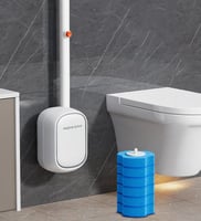 أداة تنظيف المرحاض برؤوس تعقيم تستخدم مرة واحدة وب...