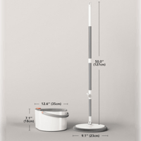 ممسحة ذكية بتقنية فصل الماء النظيف عن المتسخ الاصد...