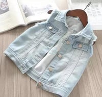 صديري جنز مطرز ب ورود