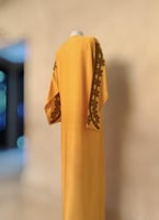 جلابيه مطرزه اصفر