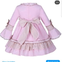 فستان بناتي وردي