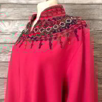 جلابية كريب مطرزه (مقاس فري سايز)