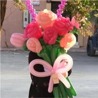 باقة بالونات الورد 18