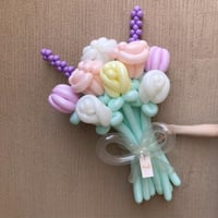 باقة بالونات الورد 18