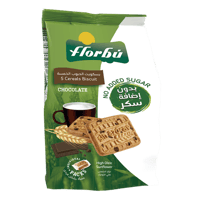 بسكويت بالشوكلاتة فلوربو بدون سكر مضاف 400 جم flor...