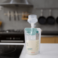 أكياس حفظ الحليب مع موصل - 10 أكياس