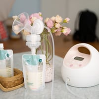 أكياس حفظ الحليب مع موصل - 10 أكياس