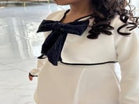 فستان الابيض الدافي