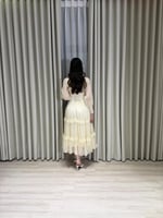 فستان العيد لون بيج