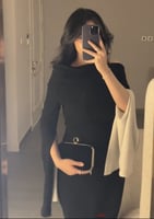 فستان اسود انيق