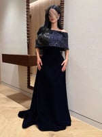 فستان أوركيد المخمل