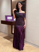 فستان أرجواني فينيسيا