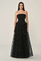 فستان اسود فخم