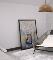 لوحة قنينة الحياة-لوحة طبيعة صامتة.