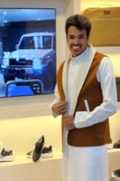 سديري رجالي دبل فيس مع الياقة الوان متعددة