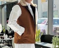 سديري رجالي دبل فيس لون جملي اسودينلبس جهتين