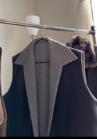 سديري رجالي سنقل فيس قلاب صوف بني /رصاصي /كحلي